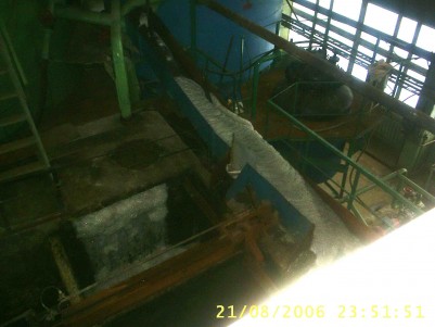 Флотационная установка. Пеноотделитель на заводе крабовых палочек